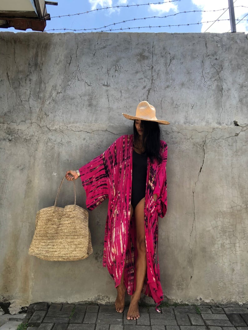 Fuchsia Kimono