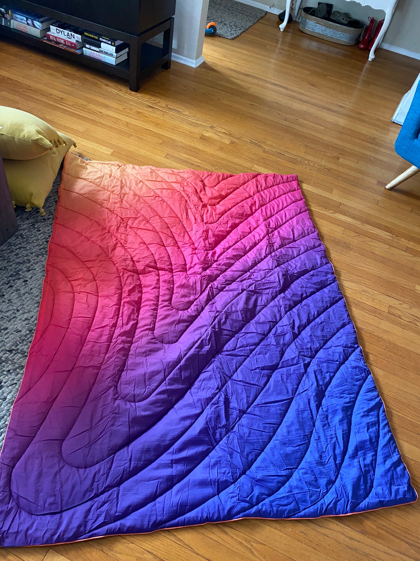 Puffy Rainbow Blanket