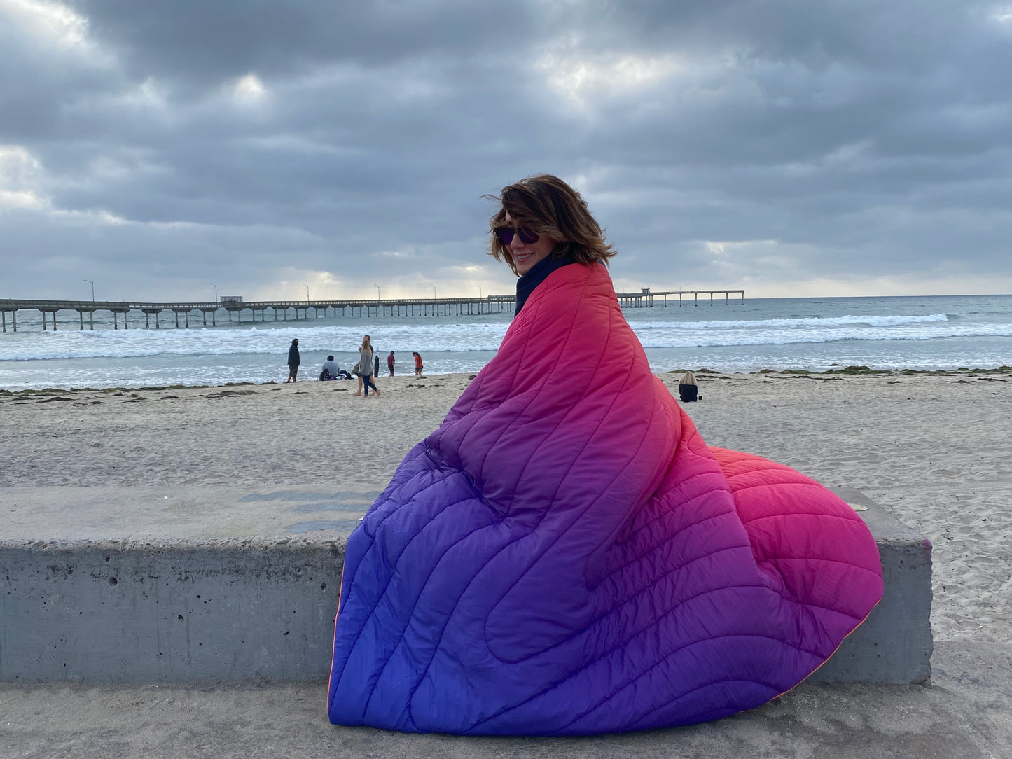 Puffy Rainbow Blanket